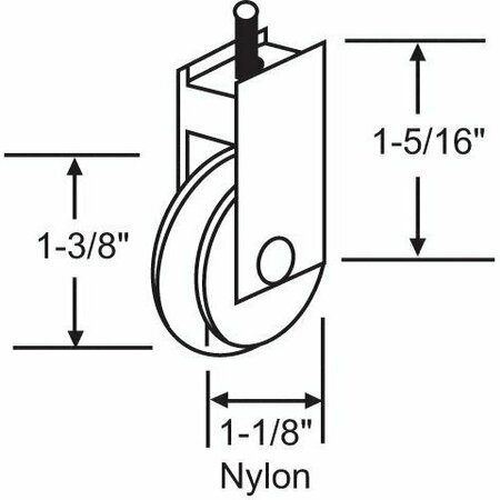 STRYBUC MILLER SCREEN ROLLER 1-1/8" 10-316